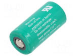 Battery: lithium | 2/3A | 3V | 1600mAh | non-rechargeable | &Oslash;16.5x33mm