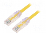 Patch cord | TX6&trade; PLUS,U/UTP | Cat: 6 | RJ45 plug,both sides | Cu | 1m