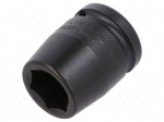 Socket | socket spanner,impact | HEX 17mm | 1/2" | IMPACT | short