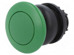 Switch: push-button | 22mm | Stabl.pos: 1 | green | none | IP67 | mushroom