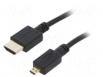 Cable | HDMI plug,micro HDMI plug | PVC | HDMI 2.0 | 4K,UHD 2160p
