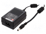 Power supply: switching | 18VDC | 1.38A | Out: 5,5/2,1 | 25W | 85&divide;264VAC