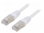Patch cord | F/UTP | Cat: 6 | RJ45 plug,both sides | stranded | CCA | 15m
