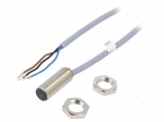 Sensor: inductive | OUT: PNP / NO | 4mm | 10&divide;30VDC | M12 | 2m | IP67 | 200mA
