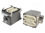 Connector: HDC | male + female | GWconnect | PIN: 32 | 16A | 500V | angled