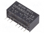 Converter: DC/DC | 2W | Uin: 9&divide;18VDC | Uout: 15VDC | Uout2: -15VDC | SIP8