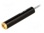 Module: laser | 5mW | red | dot | 635nm | 4.5&divide;6VDC | 30&divide;150mA | Dot Laser