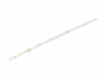 LED tape | white warm | 2835 | LED/m: 80 | 8mm | IP20 | 4.3W/m | CRImin: 80