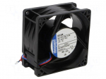 Fan: DC | axial | 24VDC | 80x80x38mm | 131m3/h | 55dBA | ball | 8400rpm