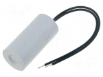 Capacitor: polypropylene | motors, run | 6uF | 450V | &Oslash;30x53mm | &plusmn;10%