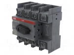 Switch-disconnector | Poles: 4 | for DIN rail mounting | 100A | OT