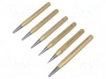 Tools set: punches | 6pcs.