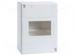 Enclosure: for modular components | IP30 | white | No.of mod: 6 | IK07