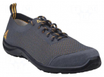 Shoes | Size: 44 | grey-orange | cotton,polyester | with metal toecap