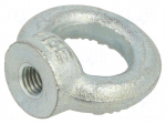 Lifting eye nut | eye | M10 | steel | Plating: zinc | DIN 582 | 25mm