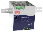 Power supply: switching | for DIN rail | 960W | 24VDC | 40A | OUT: 1