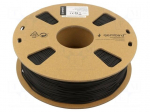 Filament: TPE | 1.75mm | black | 190&divide;240&deg;C | 1kg | flexible