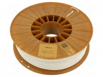 Filament: ASA | 1.75mm | white | 220&divide;250&deg;C | 700g | Table temp: 90&divide;110&deg;C
