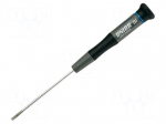 Screwdriver: precision | slot | 3x0.5mm | Blade length: 150mm | 605E
