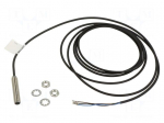 Sensor: inductive | OUT: PNP / NC | 0&divide;1.5mm | 10&divide;30VDC | M8 | 2m | IP68