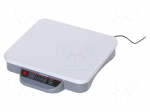 Scales | to parcels,electronic | Scale max.load: 75kg | 5&divide;40&deg;C | 300h