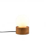 TRIO-Lighting Countess table lamp E14 wood gaismeklis