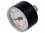 Manometer | 0&divide;2.5bar | rear connection | Thread: G 1/4" | 50mm