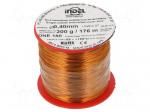 Coil wire | single coated enamelled | 0.4mm | 0.2kg | -65&divide;180&deg;C