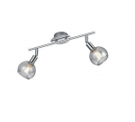 Trio Brest spotlight 2-pc E14 chrome gaismeklis R80592006 4017807434170