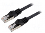 Patch cord | S/FTP | Cat: 6a | RJ45 plug,both sides | stranded | Cu | 15m