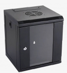 12U 10" Seinakapp/ 300 x 310 x 450mm/ Must/ Kokku pandud