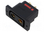 Connector: DC supply | socket | female | QS | 210A | 500V | PIN: 2 | black