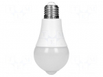 LED lamp | E27 | 230VAC | 1150lm | 12W | 360&deg; | 4000K | CRImin: 80 | 6m