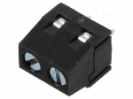 Connector: PCB terminal block | terminal | TO | 10A | PIN: 2 | angled