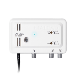 Koaksiaalv&otilde;rgud // TV ja SAT antennid, v&otilde;imendi ja tarvikud // Wzmacniacz antenowy szerokopasmowy 2 wejścia AI-201 ALCAD