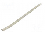 Braids | tape | Thk: 0.51mm | W: 4.76mm | 25A | 15AWG | 30.5m | 100ft