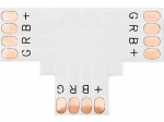 LED valgustus // Valgustid uutest tarnetest // 4878# Konektor do taśm led typu "t" 10mm rgb