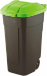 Curver 214125 trash can 110 L Rectangular Plastic Black, Green