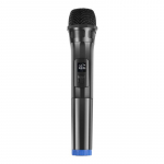 Wireless dynamic microphone UHF PULUZ PU628B 3.5mm (black)