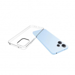 Back panel cover Evelatus Xiaomi Redmi 12 Clear Silicone Case 1.5mm TPU Transparent