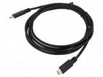 Cable | USB C plug x2 | 2m | Cu | PVC | Interface: 480Mbps