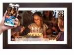 Denver PFF-1543DW digital photo frame Brown 39.6 cm (15.6") Touchscreen Wi-Fi