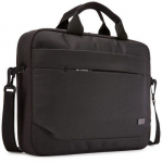 Laptop Bag Case Logic  Advantage Fits up to size 14 ", Black, Shoulder strap, Messenger - Briefcase