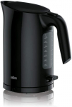 Teapot Braun  Kettle WK3100BK PurEase Standard, 2200 W, 1.7 L, Plastic, 360&deg; rotational base, Black