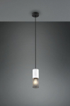 Tosh pendant E27 black/antique white gaismeklis