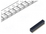 Connector: pin strips | socket | male | PIN: 30 | vertical | SMT | 1.27mm