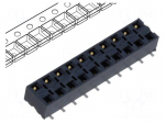 Connector: pin strips | socket | female | PIN: 20 | vertical | SMT | 2x10