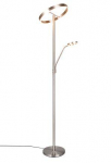 Trio Willis LED stāvlampa with reading light brushed steel  449510207 4017807618129