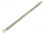 Braids | earthing tape | 16mm2 | &Oslash;1: 9mm | &Oslash;2: 9mm | 120A | L: 0.33m