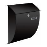 MAILBOX - NICE - BLACK - 40 x 31 x 16 cm